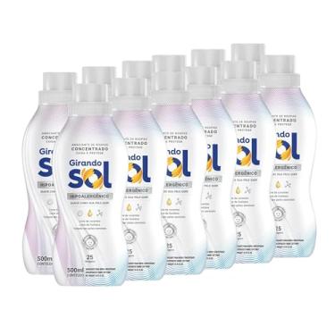 Imagem de Caixa de Amaciante (Coco e baunilha, doce sonhos, Hipoalergênico etc..) 12 Unidades de 500 ml cada - Girando Sol (Hipoalergênico)