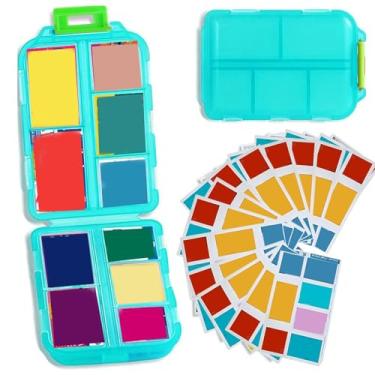 Imagem de Caixa para comprimidos, caixa organizadora de comprimidos hermética - Organizador de medicamentos para viagens | Organizador portátil de comprimidos para armazenamento de medicamentos para medicamento