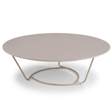Imagem de Mesa de Centro Verbena Aço Carbono Dourado - Drop mobiliário
