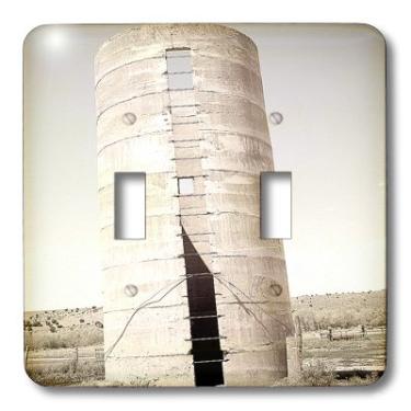 Imagem de 3dRose lsp_53429_2 Um silo antigo na comunidade agrícola de Utah feito em tons velhos