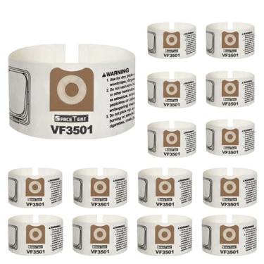 Imagem de SpaceTent Pacote com 15 sacos de filtro VF3501, compatíveis com aspiradores Ridgid & Workshop de 3 a 4,5 galões, peça # VF3501 / WS32045F