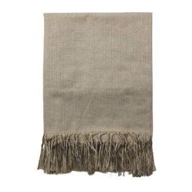 Imagem de Manta Xale para Sofá Poltrona Cama em Jacquard 1,40x1,60m Decorativa L
