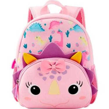 Imagem de mochila infantil em neoprene bebe girl dino 12" - ys