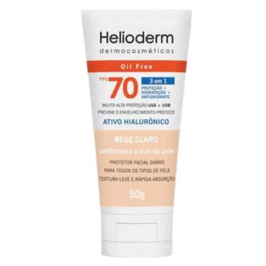 Imagem de Protetor FPS70 Bege Claro: Proteção e Hidratação  Helioderm - KLEY HER