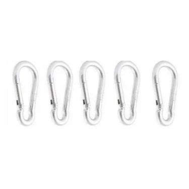 Imagem de Kit 5 Mosquetão Academia Reparo De Aparelhos Pilates 70 mm - KL Master