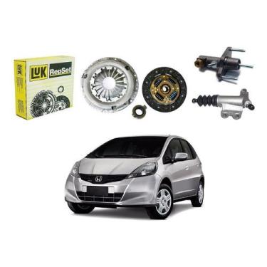 Imagem de Kit Embreagem Cilindro Câmbio Pedal Fit 1.4 1.5 2009 A 2013 - LuK