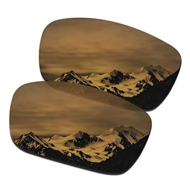 Imagem de SmartVLT Lentes de reposição polarizadas revestidas de ouro bronze para óculos de sol Oakley Drop Point OO9367