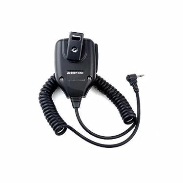 Imagem de DBEIXIWEI Microfone de alto-falante portátil Walkie Talkie de 1 pino de 2,5 mm com PTT para rádio Motorola Talkabout