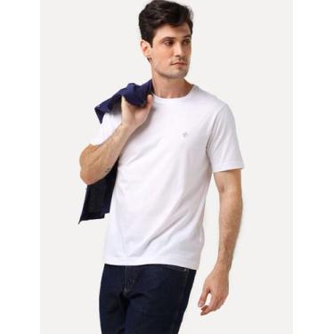 Imagem de Camiseta Dudalina Regular Essential Icon Branca, XXL/GGG