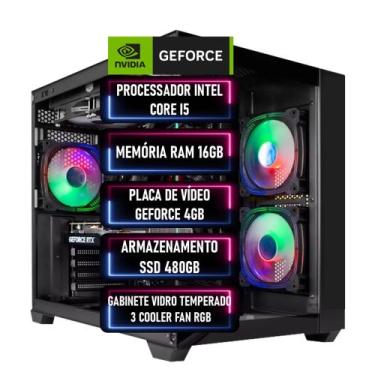 Imagem de PC Gamer Intel Core i5 RAM 16GB SSD 480GB GEFORCE 4GB - ADVANCEDTECH