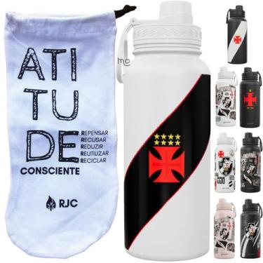Imagem de Garrafa Térmica Gocase Fresh 950ml Oficial do Vasco com saquinho prote