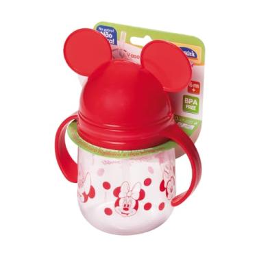 Imagem de Caneca Treinamento com canudo de silicone retrátil Minnie 350 ml Plasútil