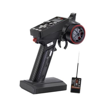 Imagem de menolana Controlador remoto de barcos RC de 6CH com receptor Modo misto de mão única Suporte de 300 metros Faixa para tanques de barco de carro RC Peças