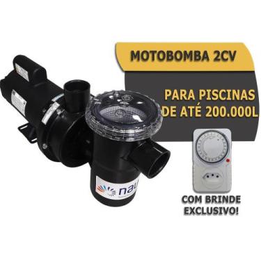 Imagem de Motobomba Pré Filtro Para Piscina Nautilus 2 Cv Motor Weg