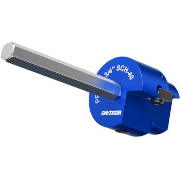 Imagem de DAYDOOR Alargador de tubo de PVC, protetor de encaixe de 3/10.2 cm, ferramenta de encanamento profissional se encaixa na broca padrão de 1/5.1 cm, protetores de soquete para remoção de cubo de soquete