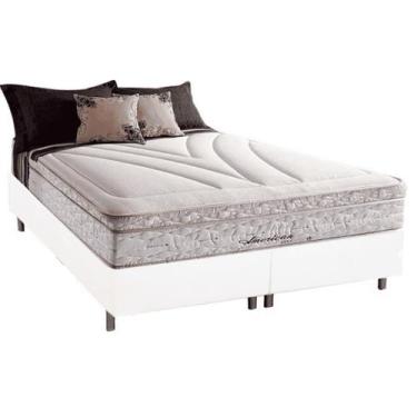 Imagem de Cama Box Casal Bipartida com Colchão Herval American Molas Maxspring 1