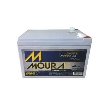 Imagem de Bateria de gel recarregável 12v 12ah para nobreak - MOURA