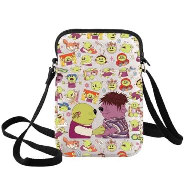 Imagem de BWWKTOP Bolsa tiracolo Mona e Nana para fãs de Mona & Nana Bolsa mensageiro Mona e Russell Mrs. Bea Merch, Mona Xk-b, Bolsa tiracolo