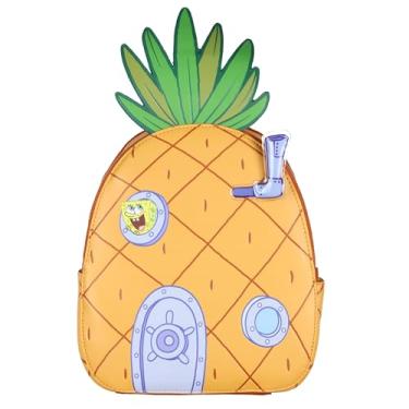 Imagem de Bob Esponja Calça Quadrada Mini Mochila de Biquíni Abacaxi Design 3D Bolsa Bolsa, Multicolorido., One Size