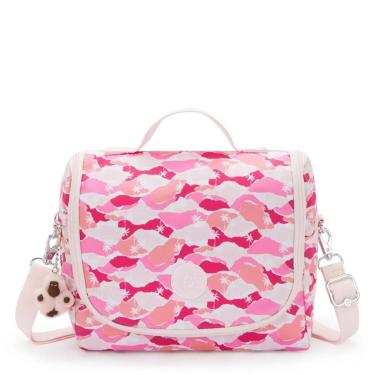 Imagem de Lancheira Kipling New Kichirou Pink Palm-Feminino