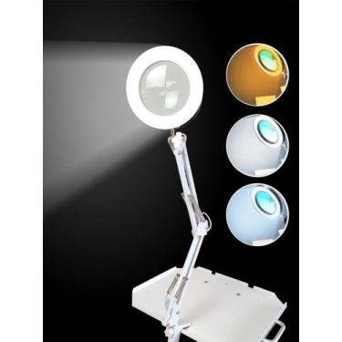 Imagem de Lupa De Bancada BIOTRON Com Iluminacao Led Bm3155 Bivolt