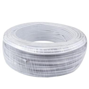 Imagem de Cabo Comando Pp 4x1,5mm Rolo 100 Metros Branco 4 Vias - BR Fios e Cabo