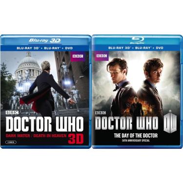 Imagem de GOGO1 Coleção De 3 Volumes Blu-Ray 3D + Dvd Doctor Who: Dark Water / Death In Heaven The Day Of (Especial 50º Aniversário)