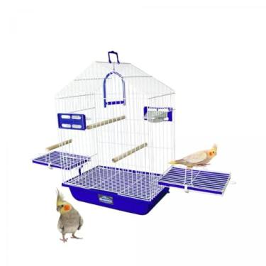 Imagem de Gaiolas Bragança Gaiola Uno Chalé Para Calopsitas - Azul