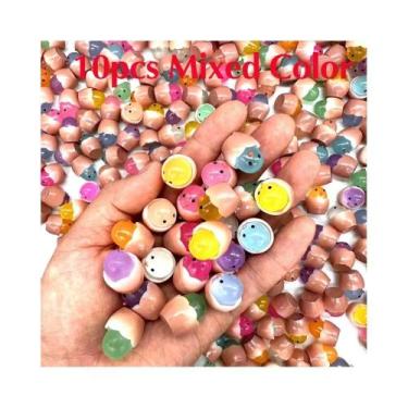 Imagem de Casinha De Brinquedo De Casca De Ovo, Luminosa, Fofa, Resina Branca, D