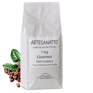 Imagem de Café Gourmet Grãos 100% Arábica 1kg Torra Média Acentuada - Cultivo de Altitude no Sul de Minas Guaxupé - Sabor Equilibrado Aroma Envolvente Graos Selecionados
