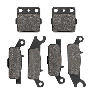 Imagem de ZICOO Pastilhas de freio Raptor 250 dianteiras e traseiras para Yamaha Raptor 250 YFM250 YFM250R YFM250RSP edição especial personalizada 2008 2009 2010 2011 2012 2013