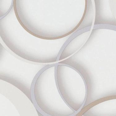 Imagem de Papel De Parede Ddd Em 3d Max 28301 Círculos - Rolo 10m X 0,53m