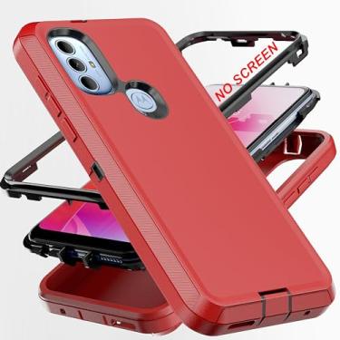 Imagem de AYMECL Capa para Moto G Power 2022 [grau militar] 3 em 1 à prova de choque à prova de poeira/queda, capa de proteção resistente, para Motorola Moto G Pure/Moto G Play 2023 de 6,5 polegadas, preto +