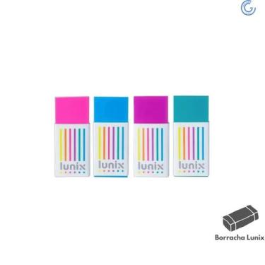 Imagem de Borracha Lunix Cores - Tilibra