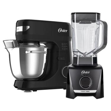 Imagem de Kit Batedeira Planetária Bowl Inox III e Liquidificador 1400 Oster
