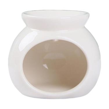 Imagem de BLWOTMOR Queimador de óleo Essencial de Cerâmica, Porta-velas, Suporte para Velas, Queimador de Aroma, Decoração Multiuso, Queimador de Cera Derretida para Esc