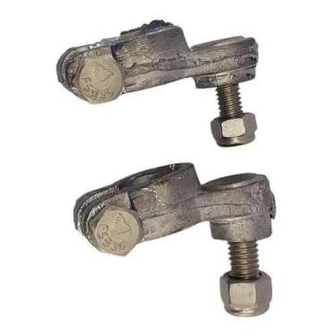 Imagem de Conjunto Terminal De Bateria Reforçado Chumbo Parafuso Inox - ZIGMO