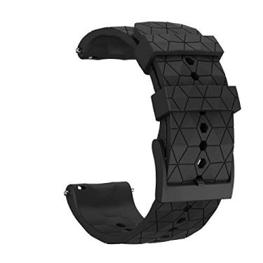 Imagem de MCXGL Pulseira de borracha de liberação rápida para Suunto 9 Baro Coper, Spartan Series 24 mm Pulseiras de pulso inteligentes