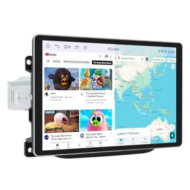 Imagem de Joying Rádio de carro para Dodge RAM 1500/2500/3500 2013-2018, unidade de cabeça Android 13 IPS 10,1 polegadas, tela sensível ao toque, estéreo 8 GB + 128 GB com CarPlay e Android Auto, link espelhado