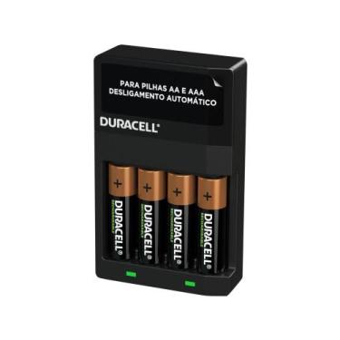 Imagem de Carregador de Pilhas Recarregáveis AA e AAA - Duracell com 4 Pilhas AA
