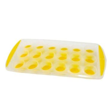 Imagem de Forma de Gelo Redonda com Fundo de Silicone Amarelo -Douba - Quanhe
