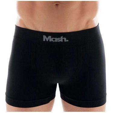 Imagem de Kit 6 Cuecas Mash Box Microfibra Sem Costura Cueca Boxer, Sortido, GG