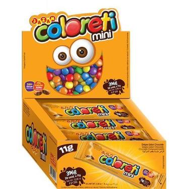 Imagem de Confete De Chocolate Coloreti Com 36 unidades 396g - Jazam