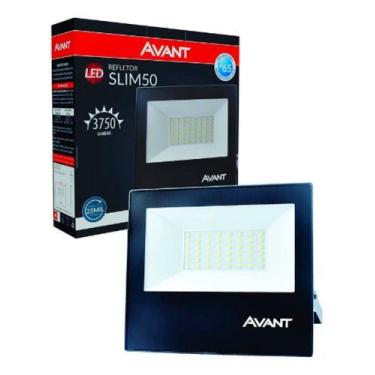 Imagem de Refletor Luminária 50w Led Bivolt A Prova D'água Branco Frio - Avant, 