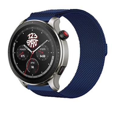Imagem de Pulseira Milanese de Aço Marca 123Smart Compatível com GTR4 GTR 4 A2166 / GTR3 A1971 / GTR 3 Pro A2040 / GTR 2 A1952 / GTR 2e A2023 / Stratos 2 / Stratos 3