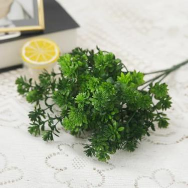 Imagem de Margarida artificial, grama verde, plástico, decoração para casa, parede, jardim, sala de casamento, plantas para festa, arranjos falsos, acessórios (verde)