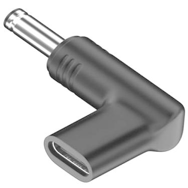 Imagem de Adaptador USB C para CC de 5,5 x 2,1 mm, macho para CC fêmea de 12 V, 19 V, 20 V, adaptador USB C pd para CC de 5,5 x 2,1 mm, feito para painel solar, auto-caravana, estação de energia portátil, RV