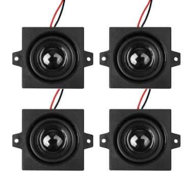 Imagem de 4 caixas de som 5 watts 8 ohm de cavidade única mini alto-falante de cavidade de alcance total para Arduino com interface JST-PH2.0 para pequenos projetos eletrônicos, máquina de publicidade