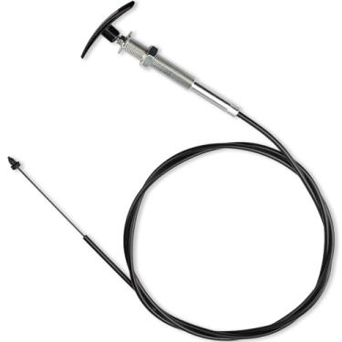 Imagem de DZBQ Cabo de válvula de resíduos TC84 de 84 polegadas com alça T compatível com válvula de resíduos Valterra e válvula de cerdas LeSalle, peça de reposição para válvula de tanque preto e válvula de