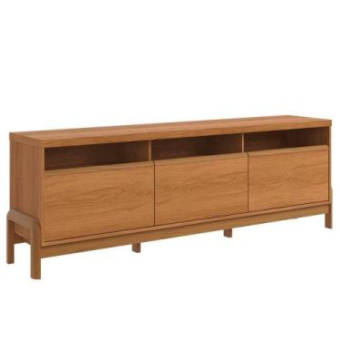 Imagem de Rack Bancada Para Tv De Até 70 1 Porta 2 Gavetas 1.9 Elisa Jequitiba -